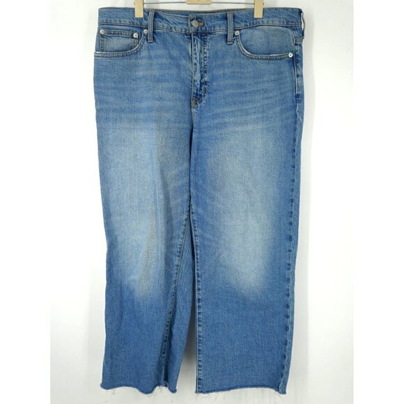 NWOT J Crew Slim Wide-Leg Jean Blue 31 - Picture 2 of 6
